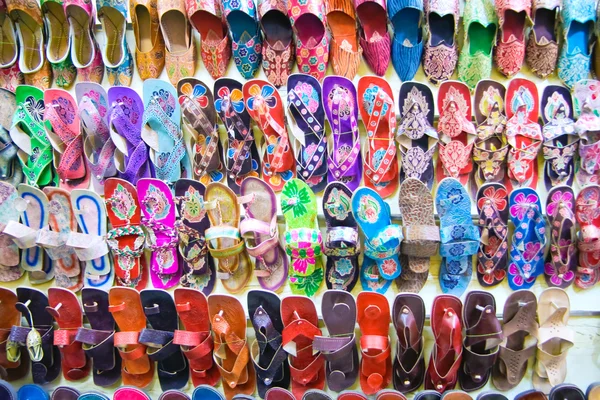 Exposição de sandálias — Fotografia de Stock