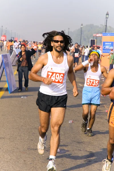 Male marathon runner