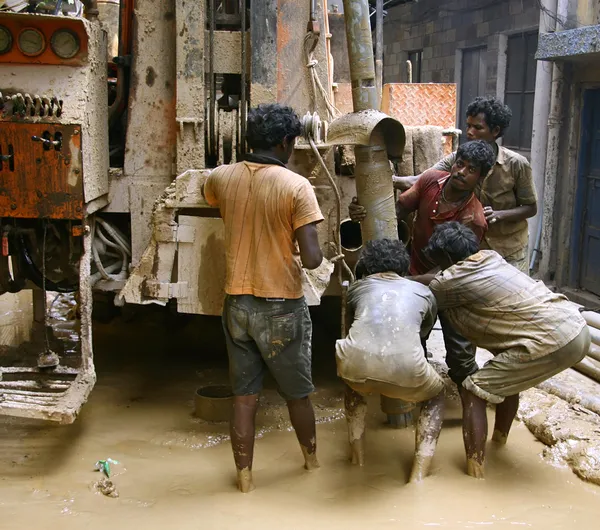 Arbeitende Inder — Stockfoto