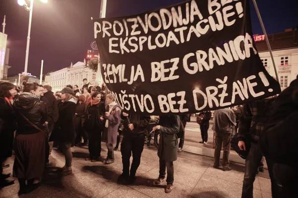 15.0 Occupy Zagreb — Stock Photo, Image