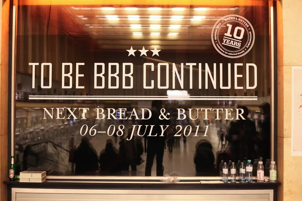 Chléb a máslo Berlín 2011 — Stock fotografie