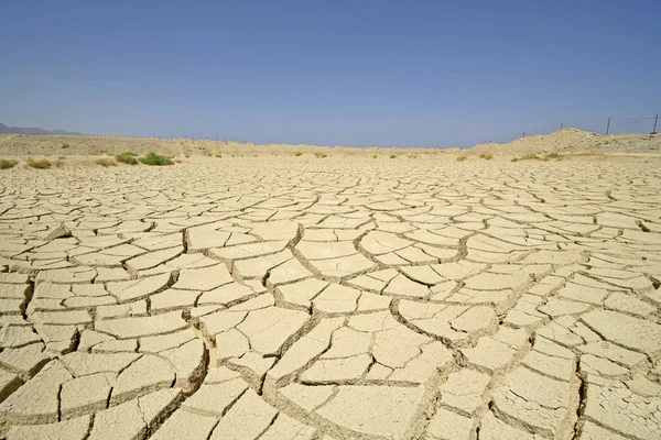 stock image Dry desert in red sea region, sinai, egypt