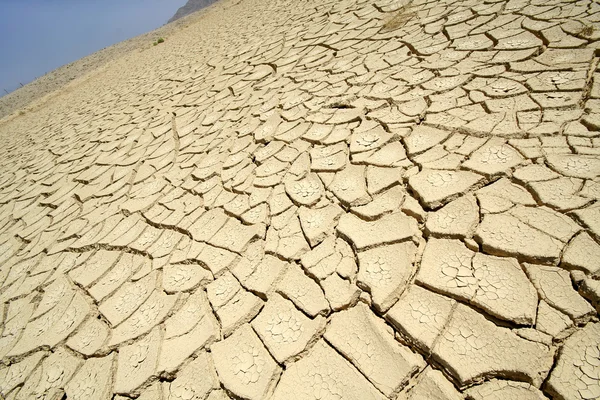 Désert sec dans la région de la mer rouge, sinaï, égypte — Photo