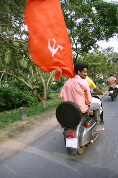 Güney Hindistan Komünist kampanya — Stok fotoğraf