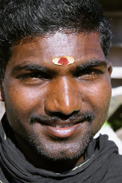 Mladý muž v jižní Indii — Stock fotografie