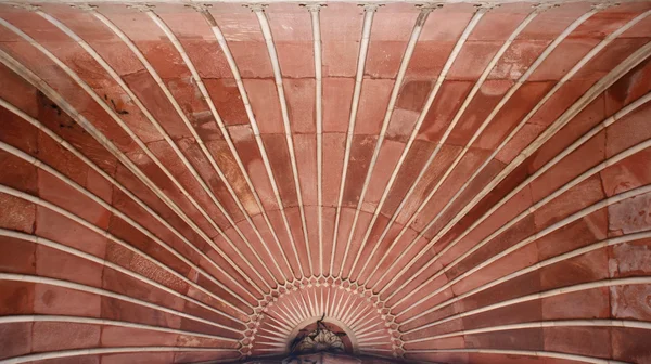 Потолочный рисунок в мечети Джама, Дели, Индия — стоковое фото