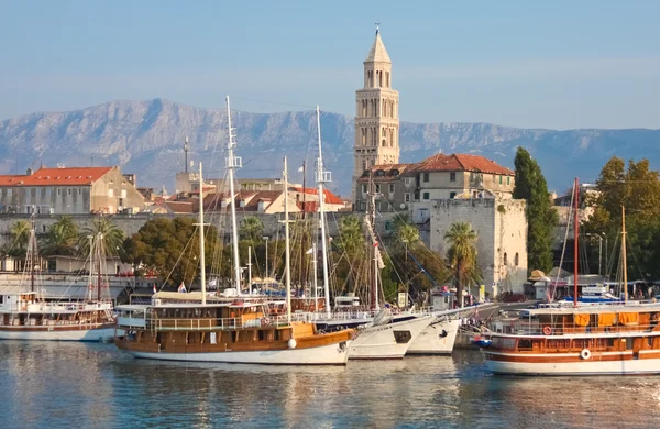 stock image Harbour Old town Split