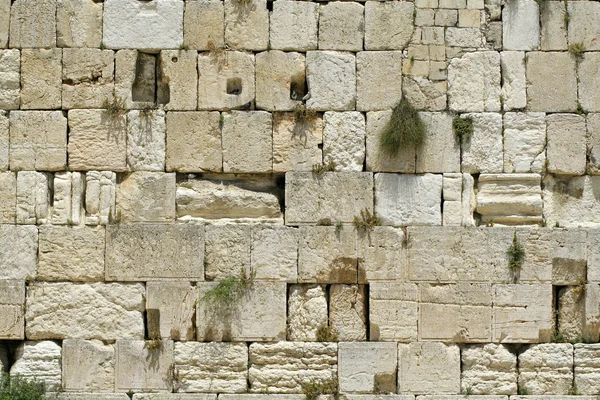 Cortado fora da parede ocidental lamentando, jerusalem, israel — Fotografia de Stock
