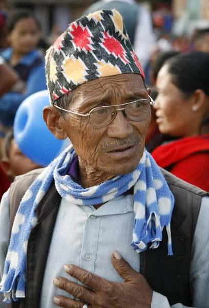 Nepali gubbe — Stockfoto