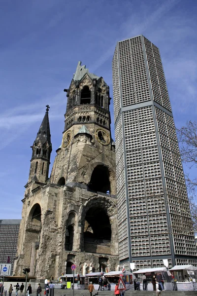 Gedaechtnis kirche, berlin, germany — Stock Photo, Image