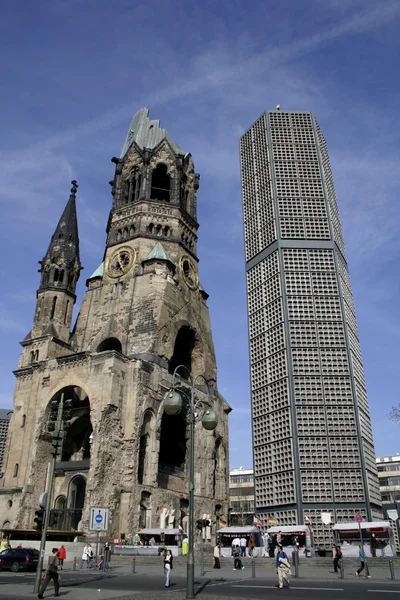Gedaechtnis kirche, berlin, Tyskland — Stockfoto