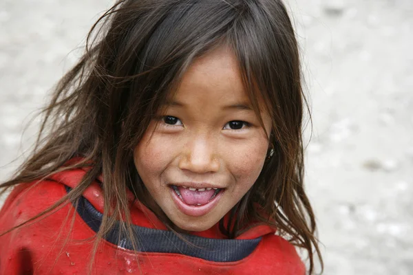 ネパールのかわいい子供 — Stockfoto