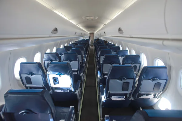 Interior do avião — Fotografia de Stock