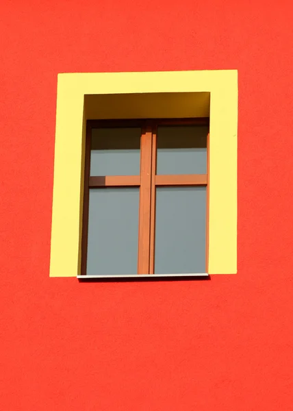 Ventana amarilla — Foto de Stock