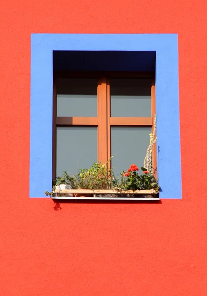 Blue window — Stock Photo, Image