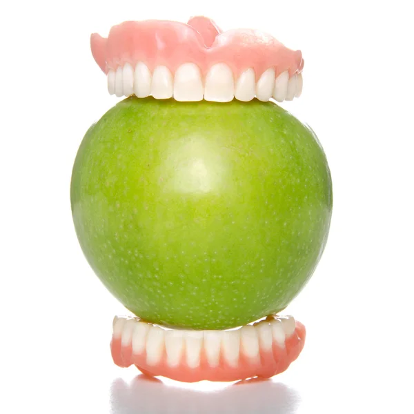 Яблочный укус — стоковое фото