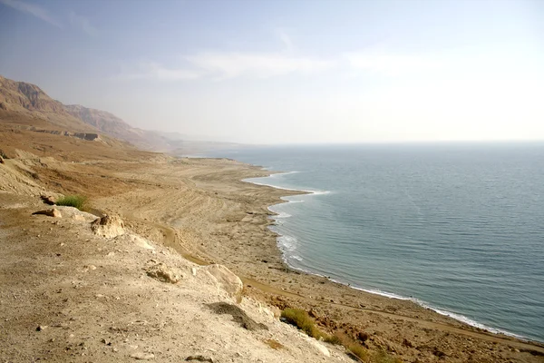 Vyprahlé pobřeží Rudého moře Izrael — Stock fotografie