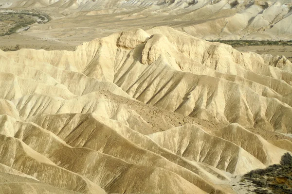 Zandduinen sede boker woestijn, Israël — Stockfoto