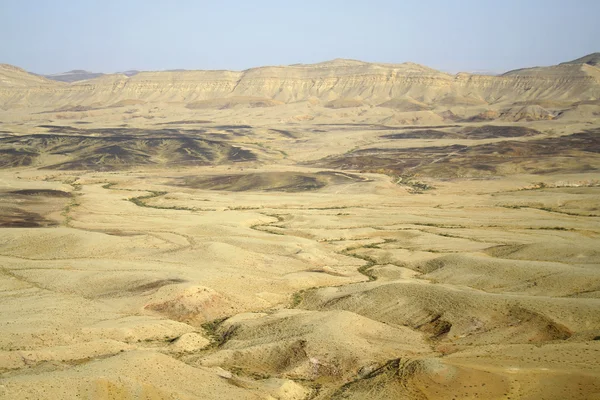 Paesaggio paesaggio in sede boker deserto, Israele — Foto Stock