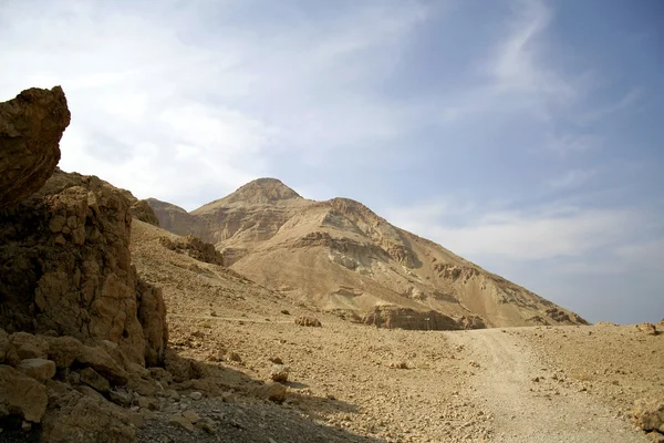 死海地域の砂漠の風景 — ストック写真