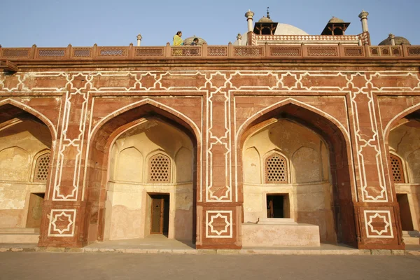 Oblouky na Humayunova hrobka, Dillí, Indie — Stock fotografie