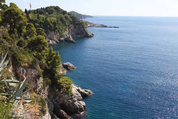 Línea costera de Dubrovnik — Foto de Stock
