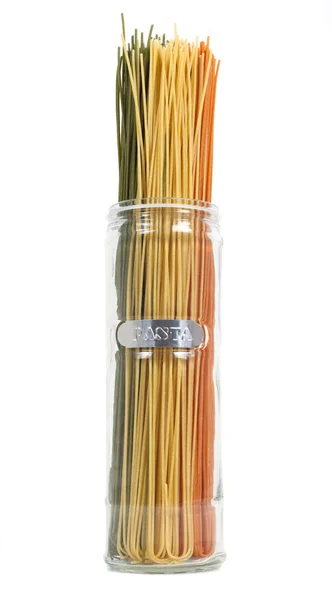 Jar-színes tészta — Stock Fotó