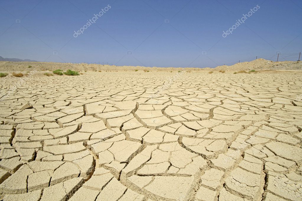 Dry desert in red sea region, sinai, egypt Stock Photo by ©paulprescott
