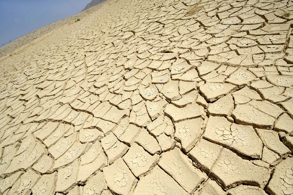 Dry desert in red sea region, sinai, egypt ⬇ Stock Photo, Image by