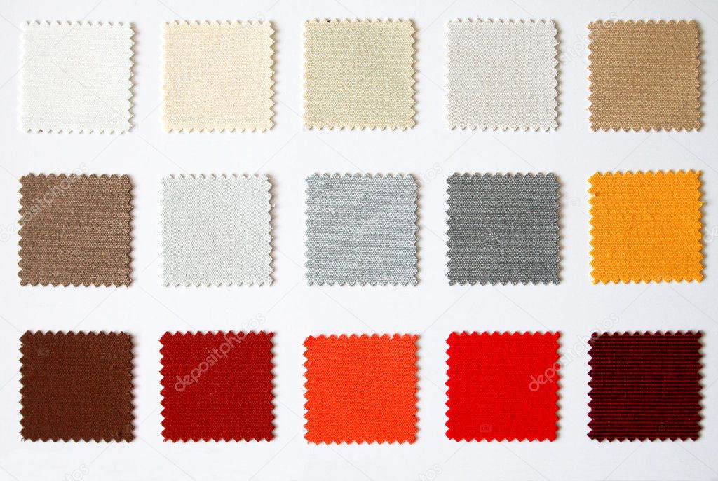 Textile colour palette