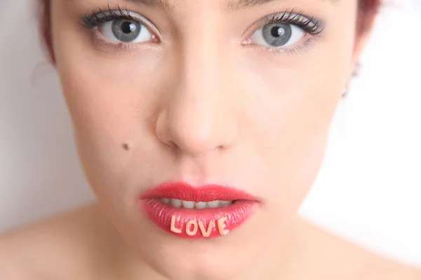 Lovely lips — Stock Photo, Image