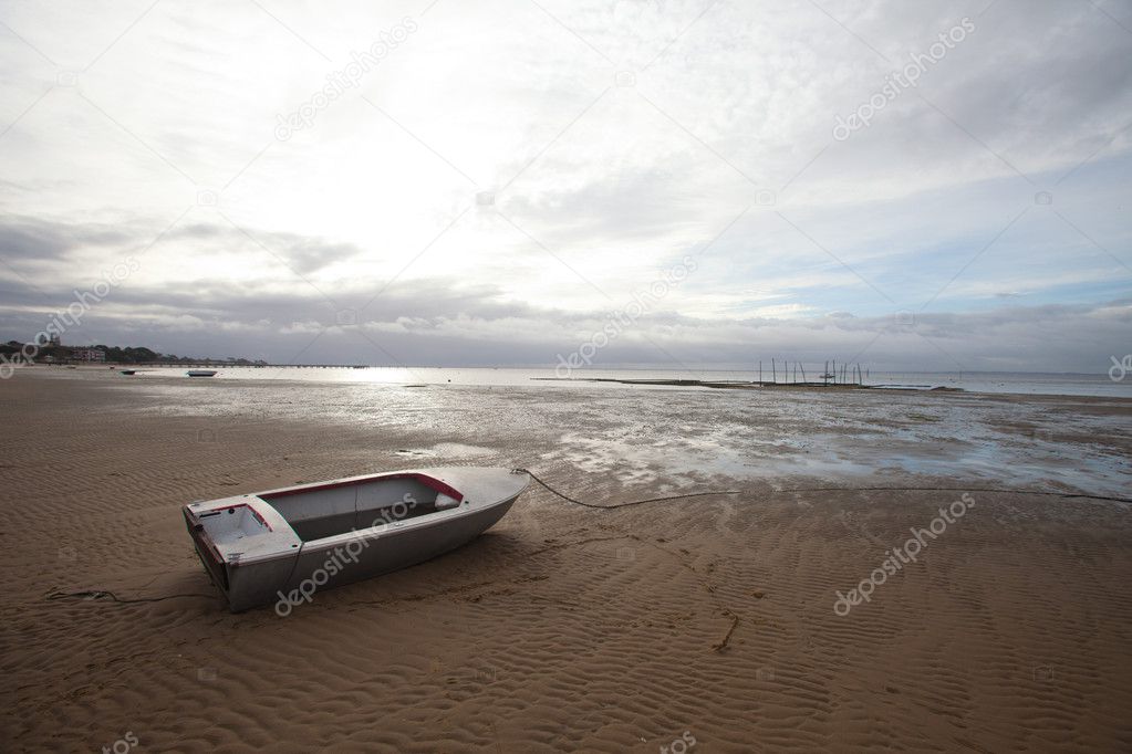 Washed up boat