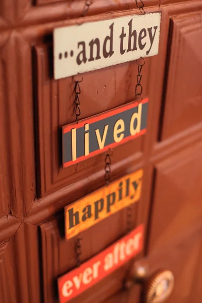 幸福の扉の記号 — ストック写真
