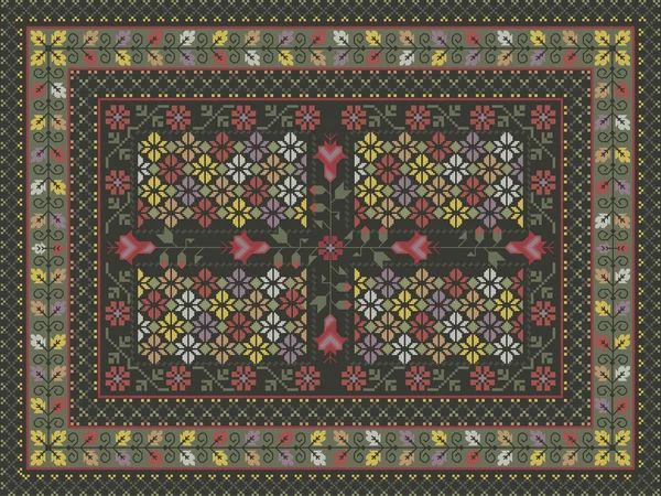 Diseño de alfombras — Archivo Imágenes Vectoriales