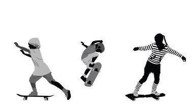 Little Skaters clipart