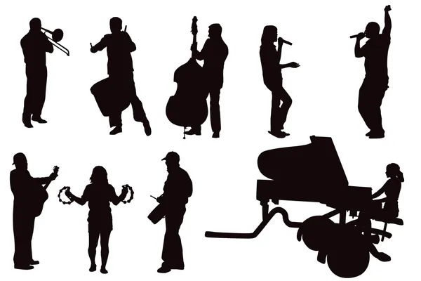 Musicos Jazz Vector Grafico Vectorial Imagenes De Musicos Jazz Vectoriales De Stock Depositphotos