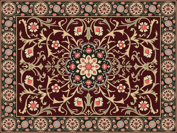 Diseño de alfombras Ilustración de stock