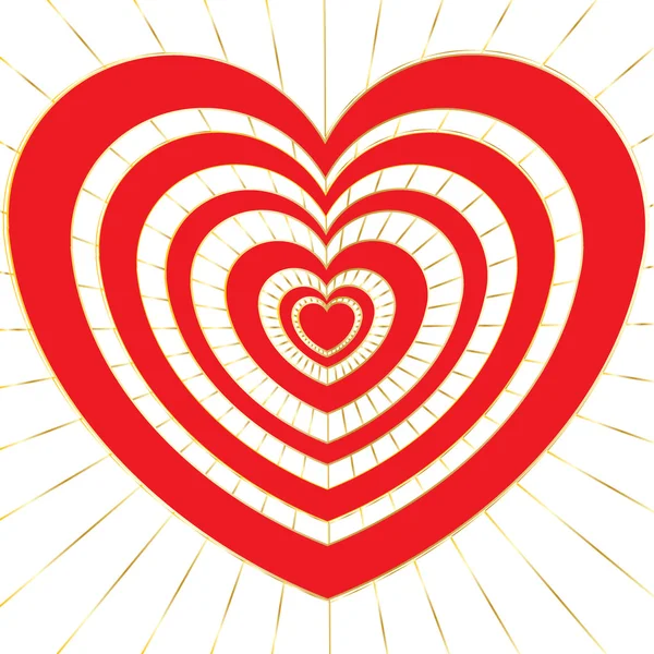 Классическое сердце — стоковый вектор