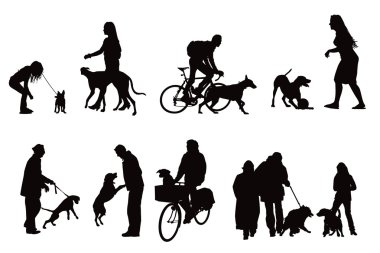 With Dogs clipart