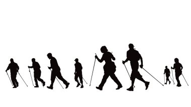 Nordic Walking clipart