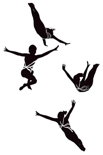 Gymnastique — Image vectorielle