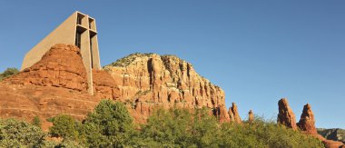 Şapel Kutsal haç, sedona, arizona görünümü