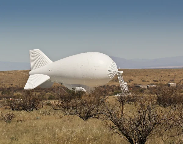 留气球停泊于亚利桑那州瓦丘卡堡 — 图库照片