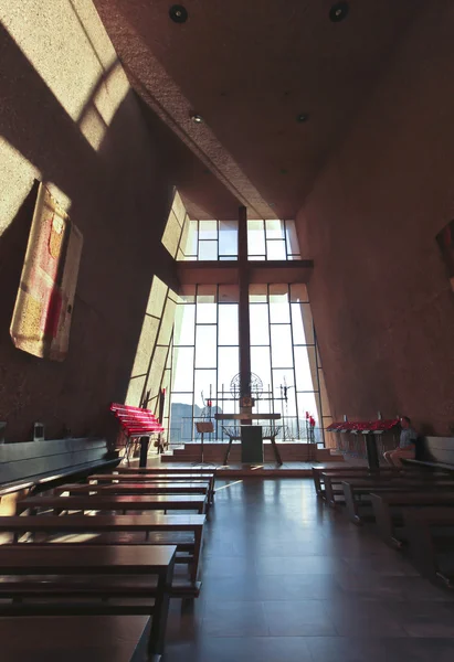 A Sanctuary View of the Chapel of the Holy Cross, Sedona, Arizon — Stock Photo, Image