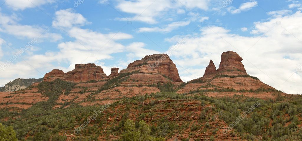 A View of the Red Rock Country Near Sedona