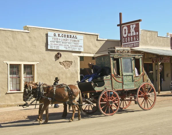 Una tappa all'OK Corral, Tombstone, Arizona — Foto Stock