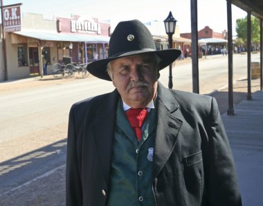 A Participant of Helldorado, Tombstone, Arizona clipart