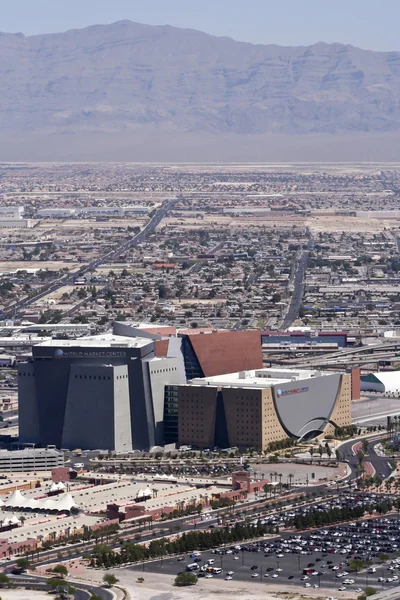 Vista aérea do World Market Center, Las Vegas — Fotografia de Stock