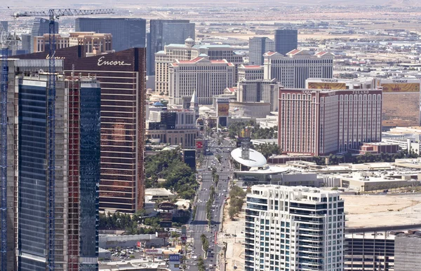 Haziran 2011 Strip Las Vegas Nevada Havadan Görünümü — Stok fotoğraf