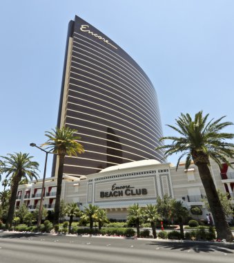 A View of the Encore Beach Club in Las Vegas, Nevada clipart